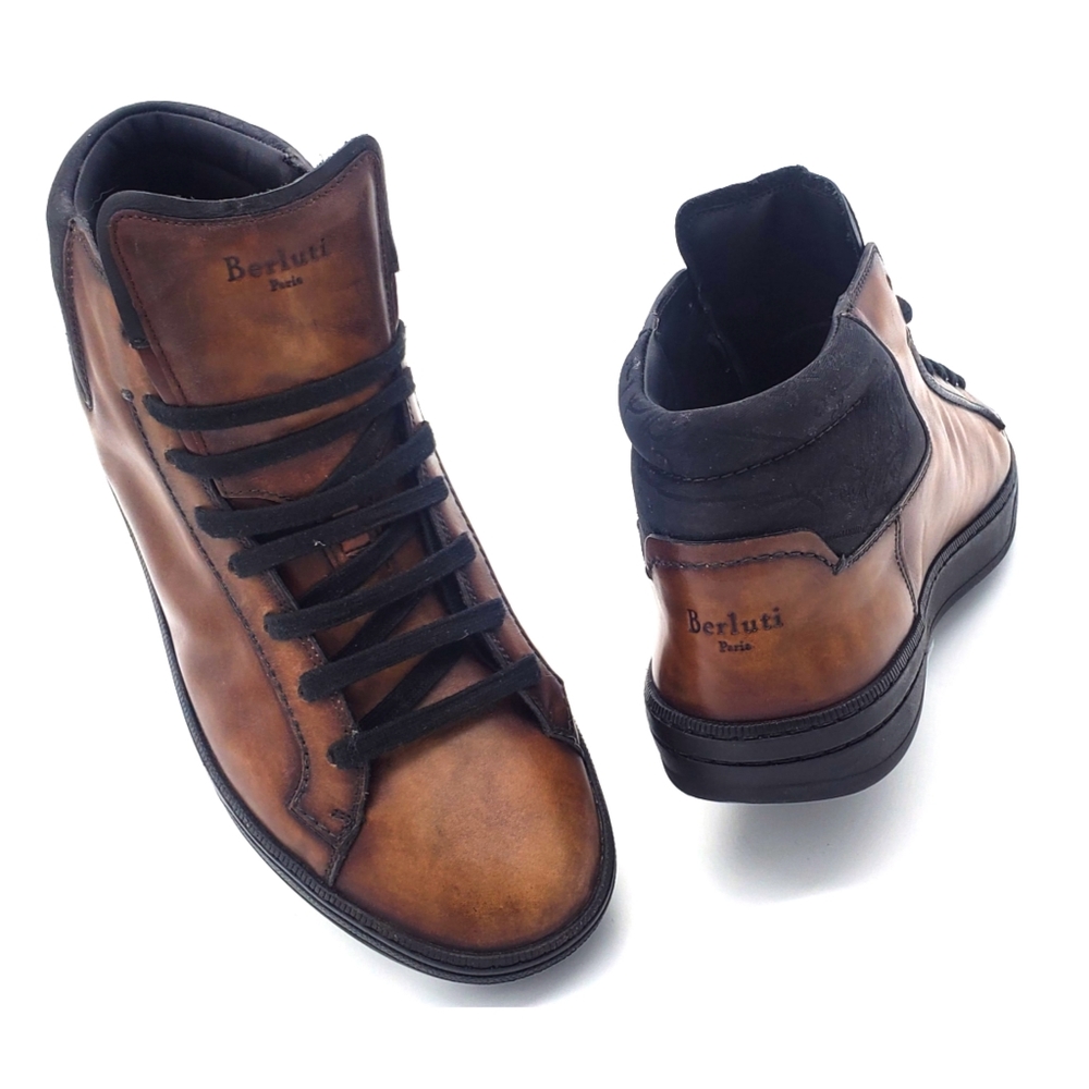 SOLD! Berluti Scritto Sneakers Venezia US 9 UK 8